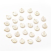 Initial Letter A~Z Alphabet Enamel Charms ENAM-X0018-07-1