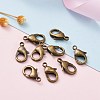 Brass Lobster Claw Clasps KK-903-AB-NF-5