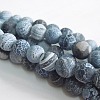 Natural Crackle Agate Beads Strands G-G055-4mm-10-2