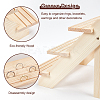 DIY 3 Tier Stair Style Pine Wooden Plant Stand Kit ODIS-WH0025-108-4