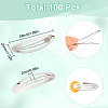 100Pcs Iron Hair Clip Findings PHAR-SC0001-002B-2