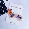 Cute Dog Cellulose Acetate(Resin) Alligator Hair Clips PW-WG28269-03-1