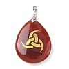 Natural Mixed Gemstone Pendants G-F786-09H-2