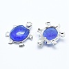Blue Watermelon Stone Glass Pendant G-G759-B15-2