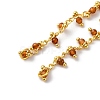 Brass Cable Chain Necklace Making KK-K337-12G-07-2