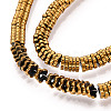 Electroplated Synthetic Non-magnetic Hematite Beads Strands X-G-T139-63C-3