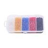 90G 5 Colors 12/0 Glass Seed Beads SEED-YW0001-16-3