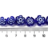 Handmade Millefiori Lampwork Beads Strands LAMP-G164-03B-4