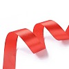 Red Satin Ribbon for DIY Craft Hair Accessories X-RC25mmY026-2