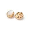 Brass Shell Beads KK-U052-41G-2