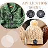 44Pcs Wood Buttons BUTT-PH0001-42A-5