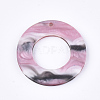 Rubberized Style Acrylic Pendants OACR-T011-156-3