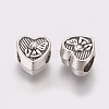 Alloy European Style Beads MPDL-WH0002-05AS-2