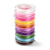10 Rolls 10 Colors Flat Elastic Crystal String Set EW-YW0001-10-1