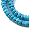 Dyed Natural Magnesite Beads Strands G-ONLY-T-B13-02-4