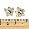 UV Plating Alloy Enamel Pendants FIND-B039-01G-03-3