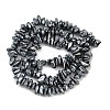 Electroplated Shell Pearl Beads Strands BSHE-H113-01C-2