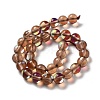 Synthetic Moonstone Beads Strands G-P528-J01-02-2