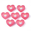 Transparent Printed Acrylic Beads MACR-S373-124-H08-2