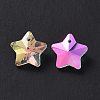 Electroplate Glass Charms GLAA-H104-A10-4