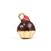 Alloy Enamel Charms ENAM-I067-02G-03A-1
