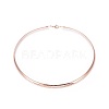 304 Stainless Steel Choker Necklaces and Bangles Jewelry Sets SJEW-L144-A01-RG-2