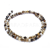 Natural Striped Agate/Banded Agate Beads G-J371-14-6mm-2