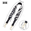 Zebra Pattern PU Leather Bag Handles FIND-WH0111-02-4