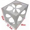 11 Holes Collapsible Plastic Balloon Sizer Box LS-TOOL-WH0119-25-3