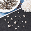 200Pcs 5 Style Brass Four-Claw Rivets KK-GF0001-07P-5