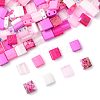 100Pcs 10 Styles 2-Hole Drawbench Glass Seed Beads SEED-FS0001-46-2