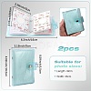 2Pcs PVC Mini Photocard Holder Book AJEW-SP0002-20A-02-2