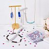 320Pcs 8 Style 2-Hole Glass Seed Beads SEED-SC0001-08-4