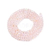 Electroplate Glass Beads Strands EGLA-A044-T1mm-L22-3