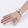 Synthetic Gemstone Beads Stretch Bracelets BJEW-JB02950-5