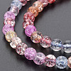 Crackle Glass Beads Strands GLAA-S192-B-007B-3