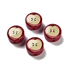 Printed Opaque Acrylic Beads OACR-V005-01-1