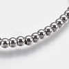 201 Stainless Steel Beaded Bracelets STAS-I075-50P-2