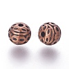 Tibetan Style Zinc Alloy Beads LS-PALLOY-L230-01R-NR-2