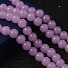 Imitation Jade Glass Beads Strands DGLA-S076-8mm-22-1