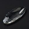 Transparent Glass Pendants GLAA-R223-04B-3