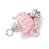 Acrylic & Tibetan Style Alloy Pendants PALLOY-JF04325-5