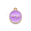 Alloy Enamel Pendants X-ENAM-S124-01B-01B-3