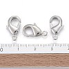 Platinum Brass Lobster Claw Clasps X-KK-903-N-NF-5