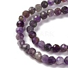 Natural Amethyst Beads Strands G-L581A-001B-4