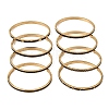 304 Stainless Steel Enamel Hinged Cuff Bangles for Women SA-CBAC920-15G-02-2