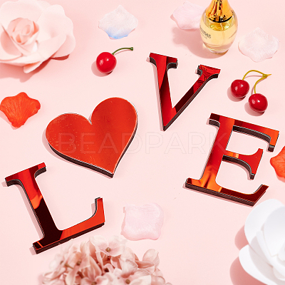 Acrylic Mirror Wall Stickers Decal DIY-CN0001-13B-L-1