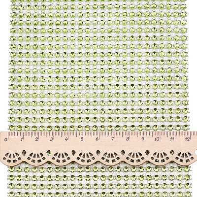 Plastic Mesh Rhinestone Trimming DIY-BC0001-03D-1