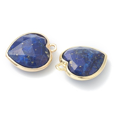 Natural Lapis Lazuli Pendants G-B009-03G-C-1