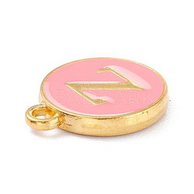 Golden Plated Alloy Enamel Charms ENAM-Q437-14Z-1
